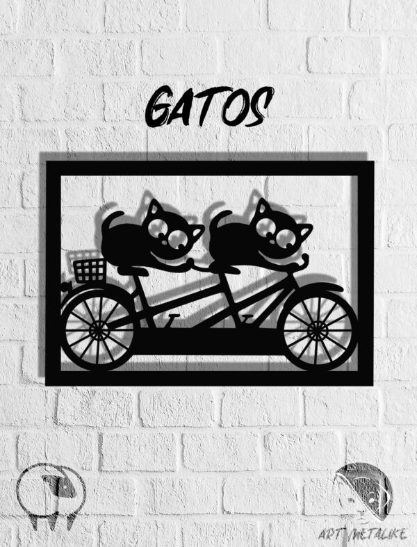 Gatos en Bicicleta